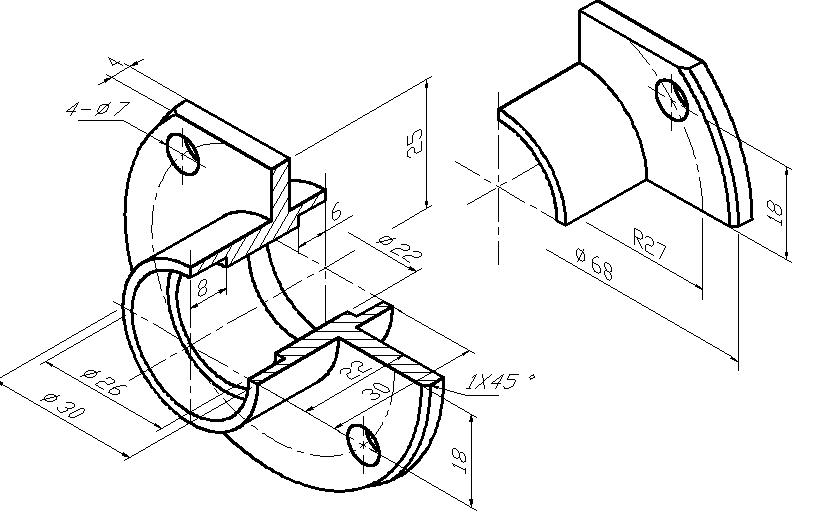 几个经典的AutoCAD三维建模习题（图文教程）,几个经典的AutoCAD三维建模习题,三维,建模,习题,AutoCAD,经典,第3张