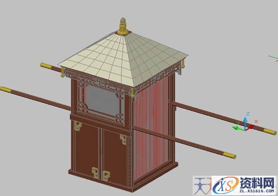 CAD教程－大花轿AutoCAD三维建模（图文教程）,CAD教程－大花轿AutoCAD三维建模,指定,对象,圆弧,择要,长度,第4张