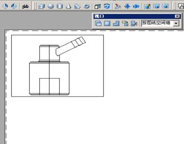 AutoCAD三维转二维的办法（图文教程）,AutoCAD三维转二维的办法,视口,主视图,三维,二维,如图,第2张