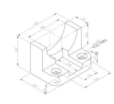 机械CAD操作指导（4）三视图的绘制（图文教程）,机械CAD操作指导（4）三视图的绘制,三视图,绘制,第1张
