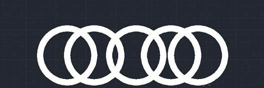 中望CAD绘制奥运五环图形（图文教程）,CAD怎么绘制奥运五环图形?,绘制,图形,第3张