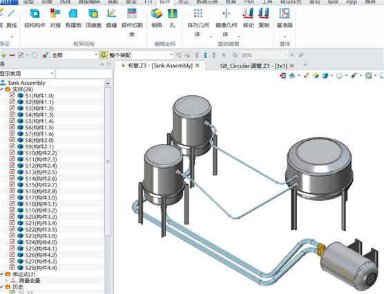 用中望3D焊件模块，高效实现布管和统计（图文教程）,image009.jpg,图文,第5张