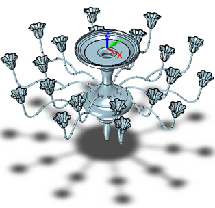 用中望3D进行花瓣吊灯设计（下）（图文教程）,24.jpg,进行,教程,第24张