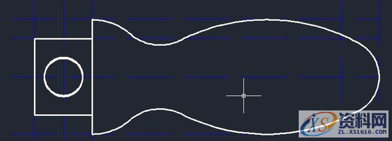 CAD教学：绘制手柄,怎么用CAD画手柄？,绘制,CAD,第5张