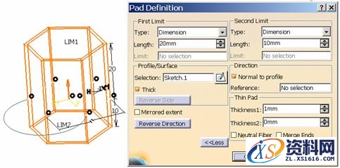 CATIA中关于拉伸的图文教程,CATIA拉伸教程,拉伸,教程,CATIA,第8张