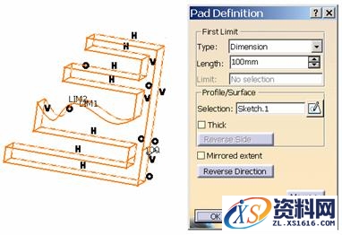 CATIA中关于拉伸的图文教程,CATIA拉伸教程,拉伸,教程,CATIA,第19张