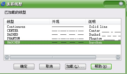 浩辰CAD2013之四十一:线型定制（图文教程）,浩辰CAD教程机械2013之五十一：制作线型,线型,CAD2013,教程,第2张