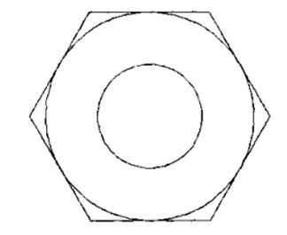 浩辰CAD2011机械_（28）螺母俯视图绘制（图文教程）,浩辰机械,俯视图,绘制,CAD2011,第3张
