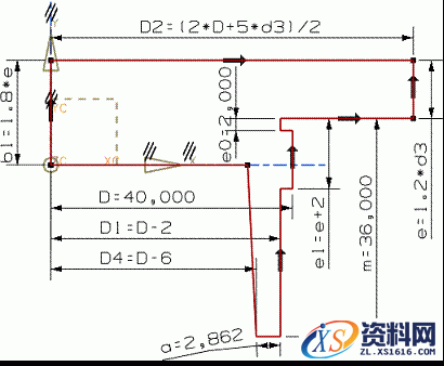 UG基础-端盖草图图文教程,UG基础-端盖草图,草图,线段,如图,约束,第1张
