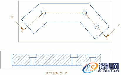 UG基础-展开的点到点剖视图图文解析,UG基础-展开的点到点剖视图(Unfolded_Point_to_Piont_Section_View),剖视图,视图,第1张