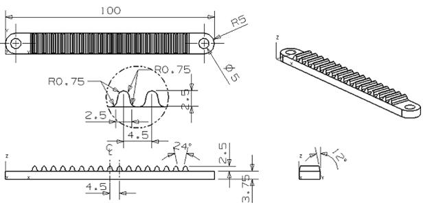 UG卡丁车设计实例教程(十一)_齿条（图文教程）,UG卡丁车设计实例教程(十一)_齿条,教程,实例,第1张