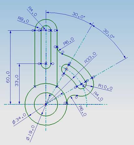 UG草绘练习图（图文教程）,UG草绘练习图,教程,第17张