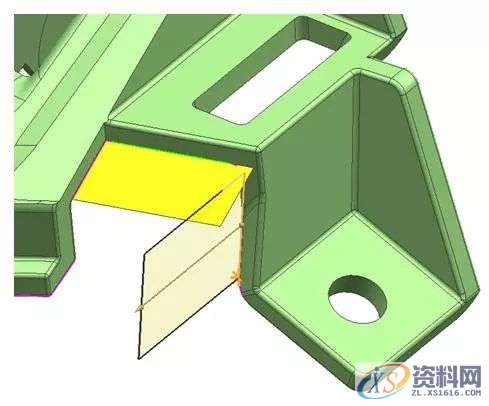 UG NX教程：汽车模高低落差位的分模处理技巧,实体,培训,设计培训,拉伸,第5张