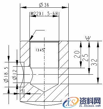 Pro/E工程图教程-(17)接头座工程图（图文教程）,Pro/E工程图教程-(17)接头座工程图,教程,第8张