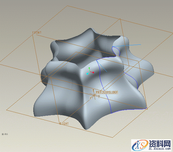 proE小实例-灯罩（图文教程）,proE小实例-灯罩,曲面,如图,选择,确定,第28张