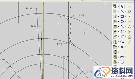 Pro/E5.0二维草绘教程（图文教程）,Pro/E5.0二维草绘教程,点击,命令,如图,绘制,尺寸,第81张