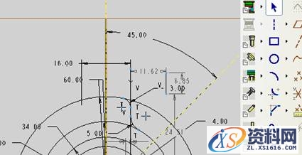 Pro/E5.0二维草绘教程（图文教程）,Pro/E5.0二维草绘教程,点击,命令,如图,绘制,尺寸,第82张