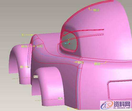 ProE产品设计－ProE绘制玩具小车曲面外壳,mso,曲面,设计培训,font,第36张