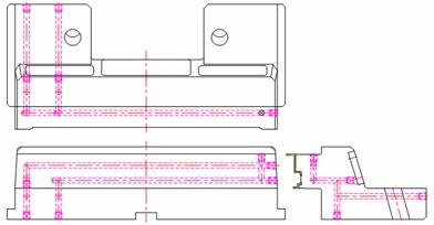 模具冷却系统（图文教程）,模具冷却系统,水道,冷却,顶针,第14张