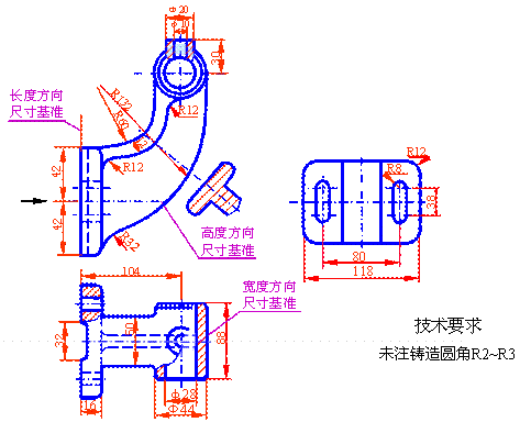 机械制图电子教程-14、零件图（图文教程）,机械制图电子教程-14、零件图,零件,尺寸,公差,偏差,标注,第5张