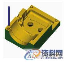 模具设计制造——CAD/CAM技术的阀块熔模模具设计,下模CAM仿真,模具设计,模具,技术,第11张