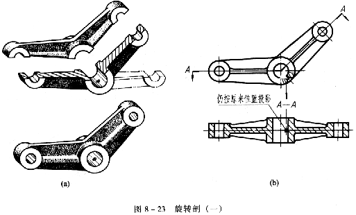 机械制图教程—8-2剖视图（图文教程）,机械制图教程—8-2剖视图,剖视图,机件,如图,标注,平面,第17张