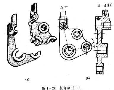 机械制图教程—8-2剖视图（图文教程）,机械制图教程—8-2剖视图,剖视图,机件,如图,标注,平面,第22张