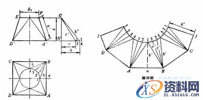 管道弯头展开放样图作法（图文教程）,管道弯头展开放样图作法,作法,管道,第13张