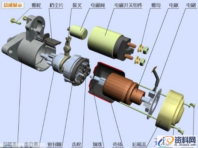 发动机分解图（图文教程）,发动机分解图,教程,第6张