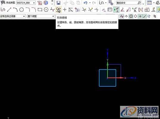 UG模具设计－UG10.0拟合样条使用步骤,模具设计,步骤,使用,第10张