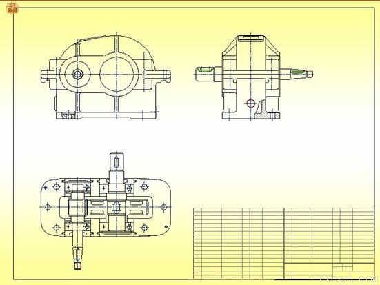 减速器装配图的画法（图文教程）,减速器装配图的画法,装配图,画法,教程,第9张