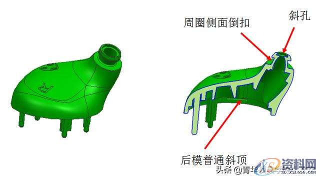 经典蓝牙耳机右外壳模具结构图文教程讲解,模具,结构,第1张