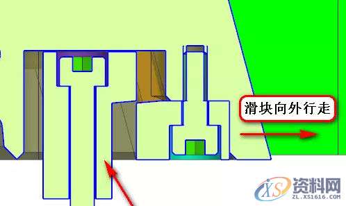 模具设计技巧之前模“弹滑块”的做法与参考,模具设计,参考,技巧,第8张