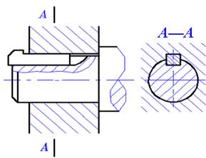 机械制图-键的连接（图文教程）,机械制图-键的连接,如图,键槽,第8张