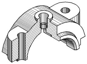 七、机件表达方法|AutoCAD机械制图教程（图文教程）,七、机件表达方法|AutoCAD机械制图教程,剖视图,视图,画法,机件,第33张