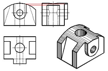 五、组合体|AutoCAD机械制图教程（图文教程）,五、组合体|AutoCAD机械制图教程,组合体,教程,制图,AutoCAD,第7张