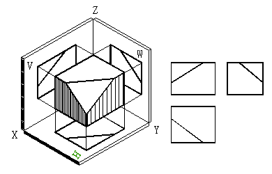 三、点,直线,平面的投影|AutoCAD机械制图教程（图文教程）,三、点,直线,平面的投影|AutoCAD机械制图教程,教程,制图,直线,投影,第18张