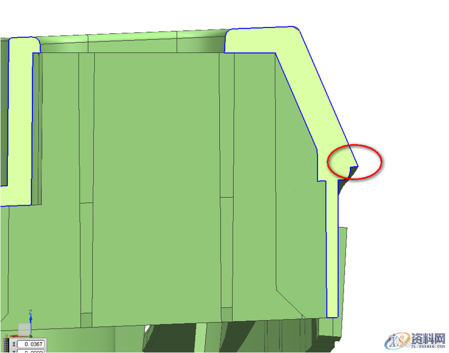 在UG中塑胶汽车模复杂曲面分型面的创建技巧,分型,曲面,塑胶,第2张