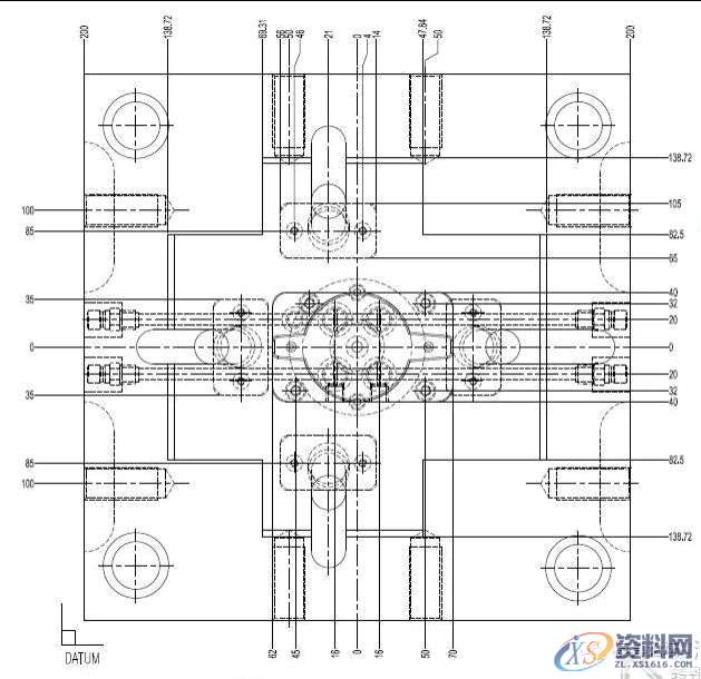 微型马达壳体注射模具设计,模具设计,第4张