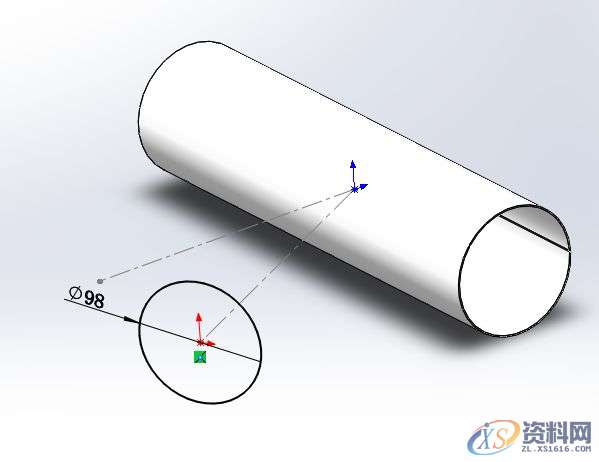 SolidWorks软件设计培训课程之钣金工具画圆管并将其展开,用SolidWorks钣金工具画圆管并将其展开,设计培训,基准,培训,第9张