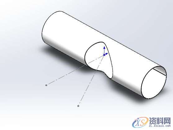 SolidWorks软件设计培训课程之钣金工具画圆管并将其展开,用SolidWorks钣金工具画圆管并将其展开,设计培训,基准,培训,第11张