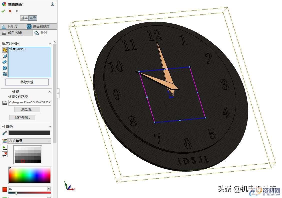 SW绘制一个钟表，小技巧就在其中，阵列变化的实例用起来,SW绘制一个钟表，小技巧就在其中，阵列变化的实例用起来,阵列,绘制,实例,第12张