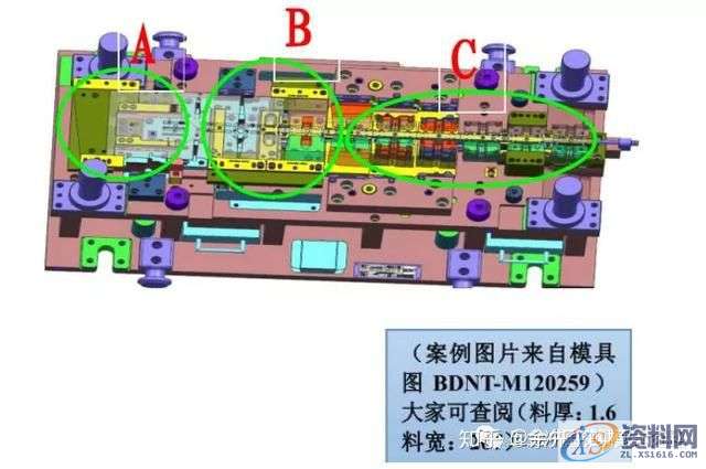 五金模具设计：五金汽车钢板连续模结构设计抬料脱料标准,模具设计,结构设计,第19张