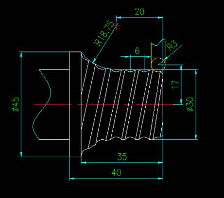 轴类零件圆周曲面上螺旋线的数控车加工（图文教程）,轴类零件圆周曲面上螺旋线的数控车加工,曲面,零件,第1张
