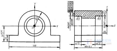 卧式加工中心轴承座镗孔程序的编制（图文教程）,卧式加工中心轴承座镗孔程序的编制,程序,加工,第1张