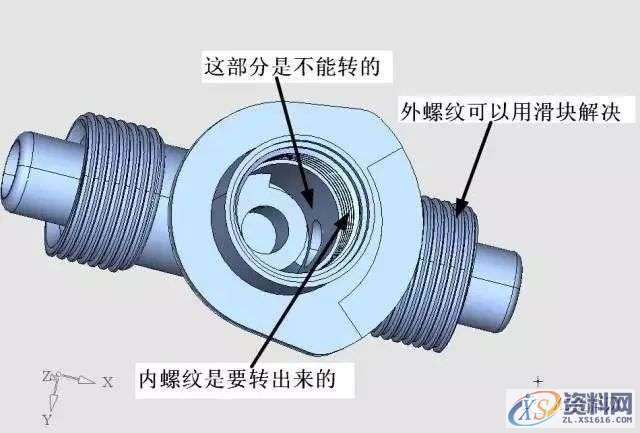 模具设计中螺纹自动抽芯、螺纹芯内冷却机构的经典知识,螺纹,模具设计,冷却,机构,自动,第2张