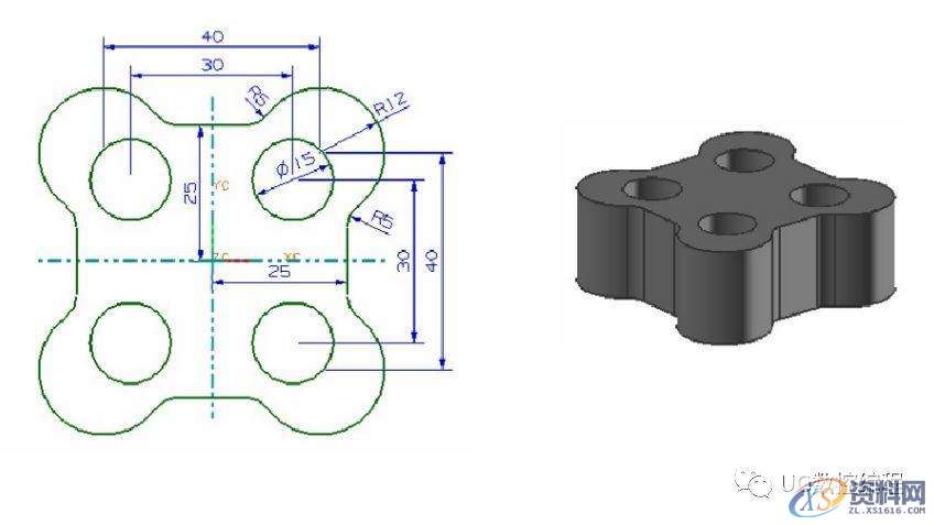 CNC数控编程——UG编程画图建模图纸分享，收藏后再也不用担心没有练习图啦！ ...,画图,建模,图纸,数控,第17张