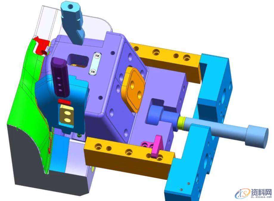 能轻松搞定这些模具结构的，绝对是大师级别的！,精雕,模具设计,模具,第18张