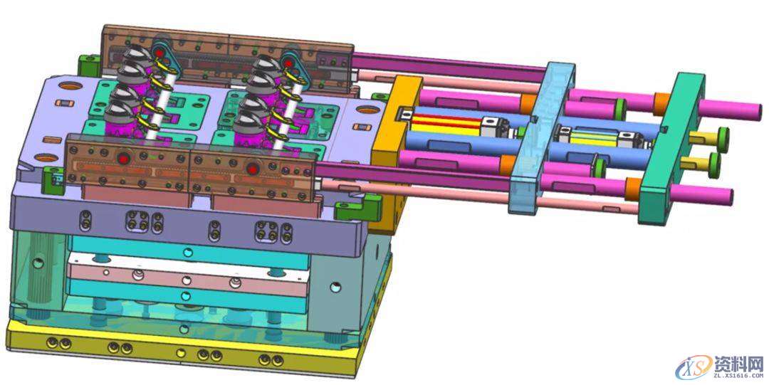 能轻松搞定这些模具结构的，绝对是大师级别的！,精雕,模具设计,模具,第37张