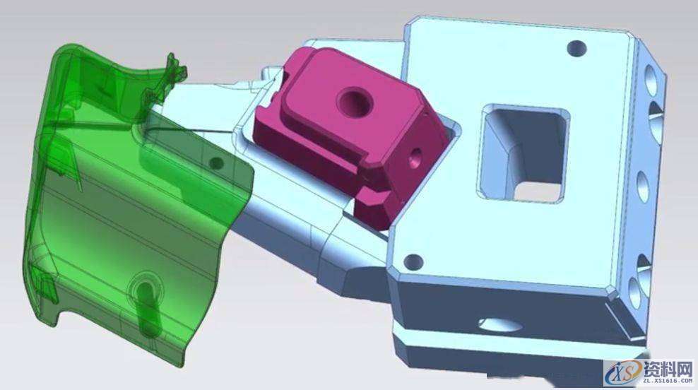 能轻松搞定这些模具结构的，绝对是大师级别的！,精雕,模具设计,模具,第8张